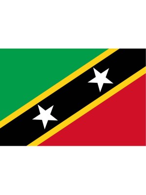 Saint Kitts and Nevis Flag - 5ft x 3ft