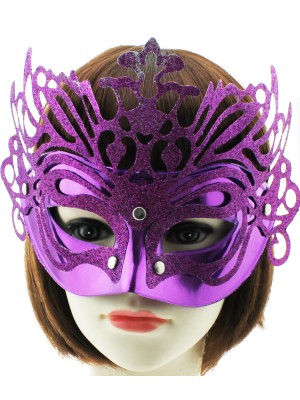 Glitter Face Mask Purple