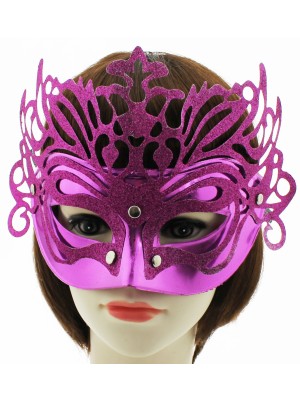 Glitter Face Mask Dark Pink