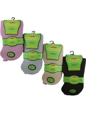 Ladies Extra-Wide Diabetic Socks (3 Pack) - Asst.