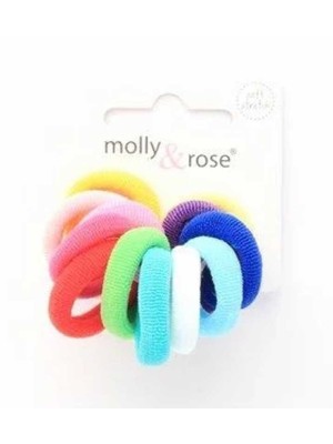 Molly & Rose Small Size Jersey Elastics-Assorted Colours(2cm)