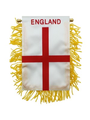 England Mini Banner Flag - 10cm x 13cm