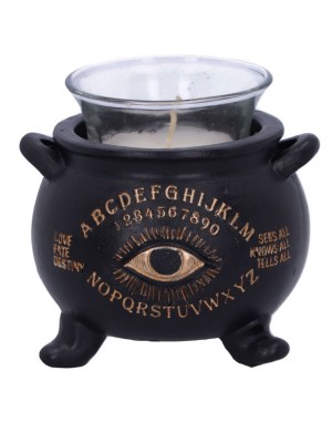 All Seeing Cauldron Candle Holder - 9cm