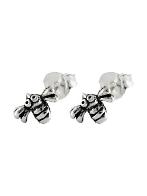 Sterling Silver Bee Studs - Approx 6mm