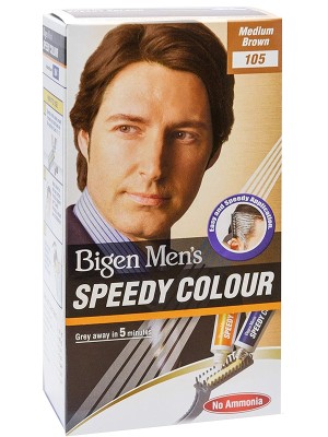 Bigen Men's Speedy Hair Colour - Medium Brown (105)