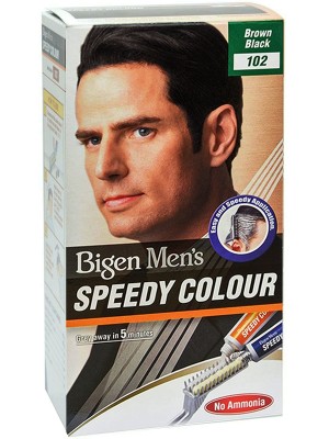 Bigen Men's Speedy Hair Colour - Brown Black (102)