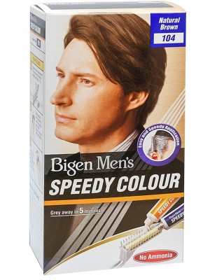 Bigen Men's Speedy Hair Colour - Natural Brown (104)