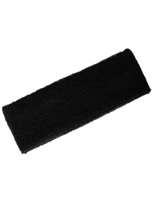 Head Sweatbands- Black (Wide 20cm x 7cm)