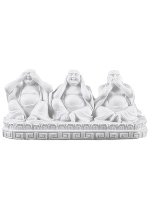 See, Speak, Hear No Evil Buddha Figurine - 6cm