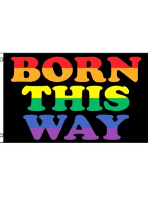 Born This Way Flag - 5ft x 3ft