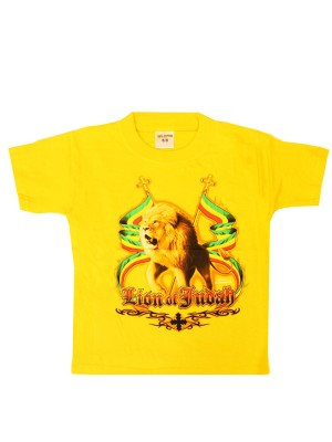 Children's Lion Of Judah Yellow T-Shirt - Assorted Sizes 