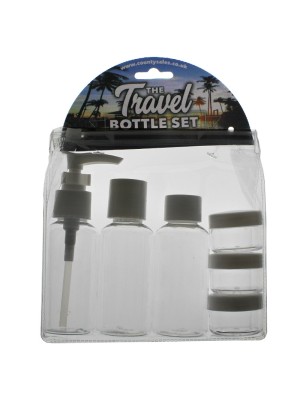 County 7 Piece Travel Bottle Set 
