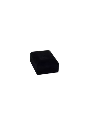 Cufflink/Earring Black Flocked Box - 7.5x6x3cm