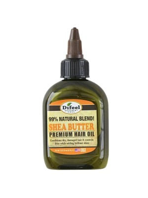 Difeel Premium Natural Hair Oil - Shea Butter Oil 75ml 