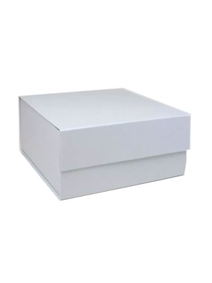 Dove Grey Fold Flat Gift Box - 25x25x12cm