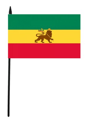 Ethiopian Lion of Judah- Hand Flag 12" x 18"