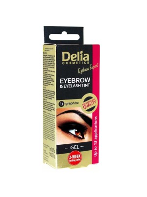 Delia Eyebrow and Eyelash Tint Gel 1.1 Graphite