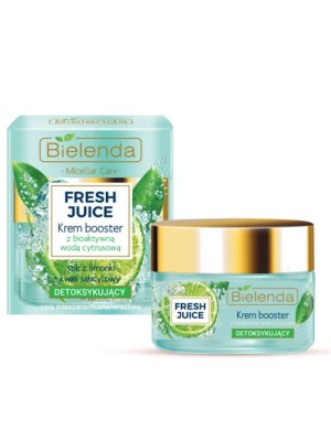 Bielenda Detoxifying Face Cream Booster With Bioactive Citrus Water - Lime 50ml (Exp.Date:11/23)