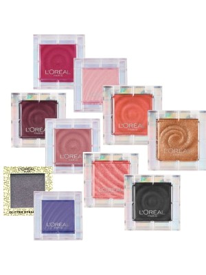 Loreal Mono Color Queen Oil & Glitter Eyeshadows - Assorted 