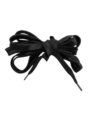 Shiny Lurex Shoelaces - Black 