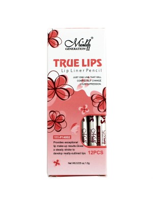 MeNow True Lips Lip Liner Pencils - Assorted Colours 