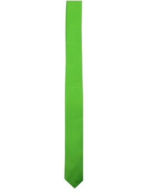 Plain Neon Green Tie