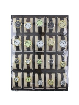 Pelex Ladies & Unisex Leather Bracelet Watches - Assorted 