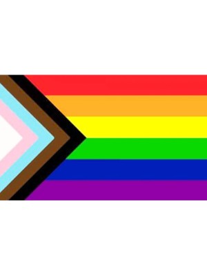 Rainbow Progress Pride Flag - 5ft x 3ft