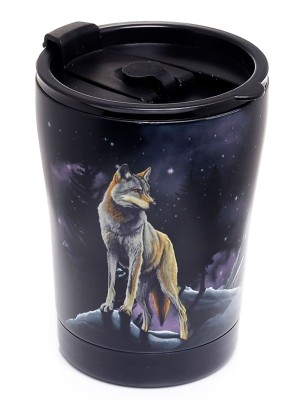 Protector of the North Wolf Reusable Stainless Hot & Cold Thermal Insulated Food & Drink Cup - 300ml