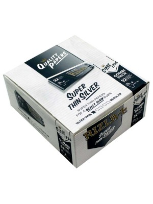 Rizla Super Thin Silver Paper - Combi Pack