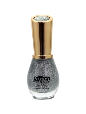 Saffron Nail Polish - #63 Silver Glitter