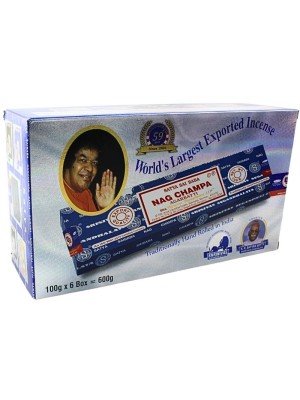 Satya Sai Baba  Nag Champa Agarbatti Incense Sticks (100gx6 Boxes)