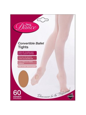Silky's Adults 60 Denier Convertible Ballet Tights - Tan (Large)
