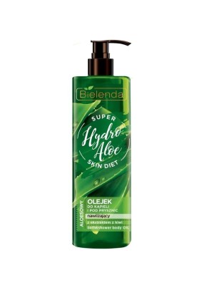 Bielenda Super Skin Diet Hydro Aloe Moisturizing Bath & Shower Oil Aloe 400 ml (Exp.Date: 12/22)