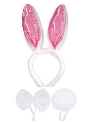 Animal Ear And Tail Set - Bunny Design