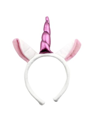 Unicorn Design Headband - Pink