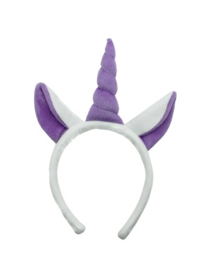 Unicorn Design Headband - Purple