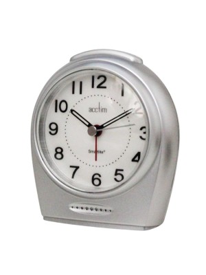 Acctim Astronia Alarm Clock - Grey 