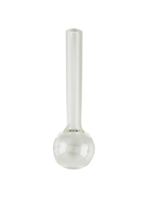 Clear Glass Pipe 10cm 