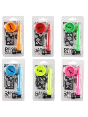 D&K Plastic Neon Pipe Set -Assorted Colours 