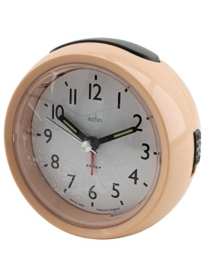 Acctim Grace Alarm Clock - Pink (W8.5xH9xD4.5cm)