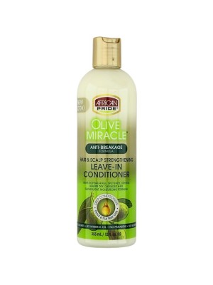 African Pride Olive Miracle Hair & Scalp Strengthening Leave-in Conditioner (355ml)