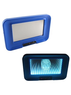 Bluetooth Speaker LED Plastic Tray - Blue (Assorted Designs)