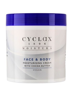 Cyclax Face &  Body Moisturising Cream With Cocoa Butter 500ml 