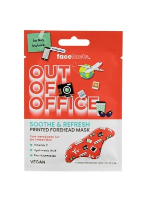 Face Facts Out Of Office Soothe & Refresh Printed Forehead Mask 