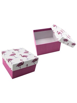 Gift Boxes Flamingo Design - Assorted (9x6x2.5cm)