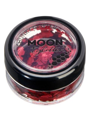 Moon Classic Chunky Glitter - Red 
