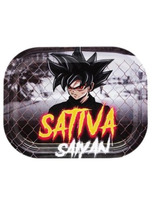 SMK Arsenal Small Metal Tray - Sativa Saiyan (18cm x 14cm)