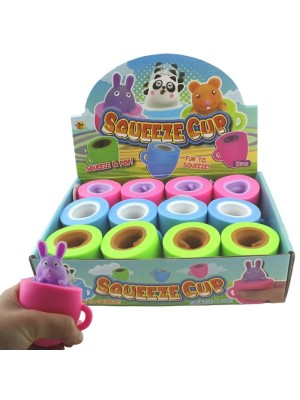 Squeeze Cup Animal Design Toys - Assorted 