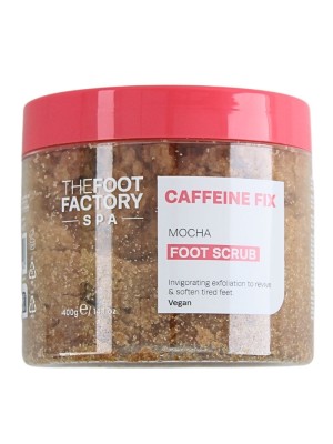 The Foot Factory Caffeine Fix Mocha Foot Scrub 400g 